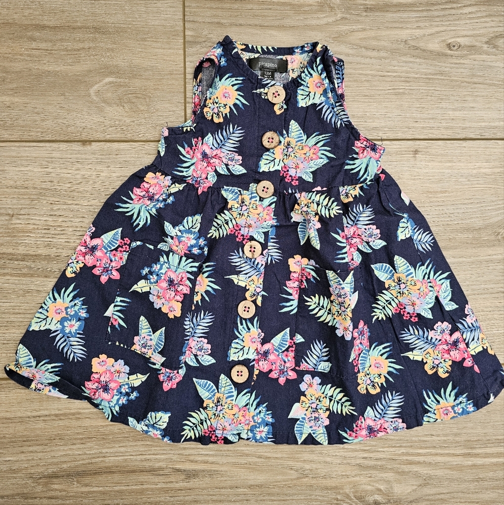3 Summer Dresses Baby Toddler 12 Months - Picture 9 of 11